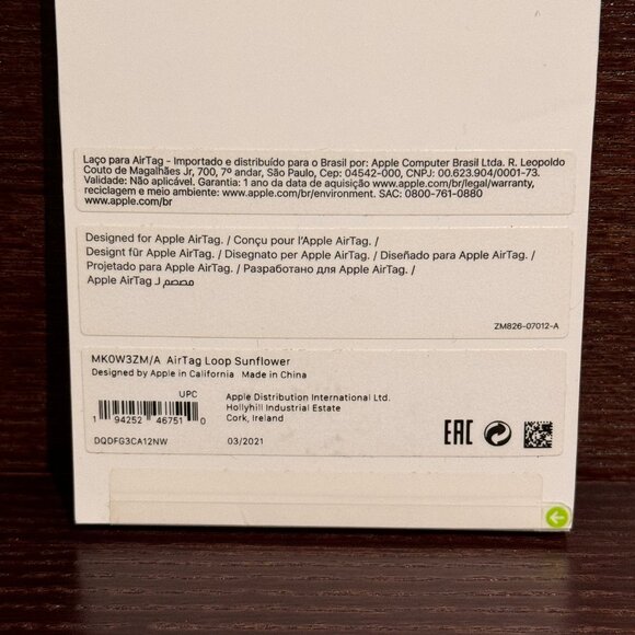 BNIB Apple AirTag Loop - Sunflower - Picture 3 of 3